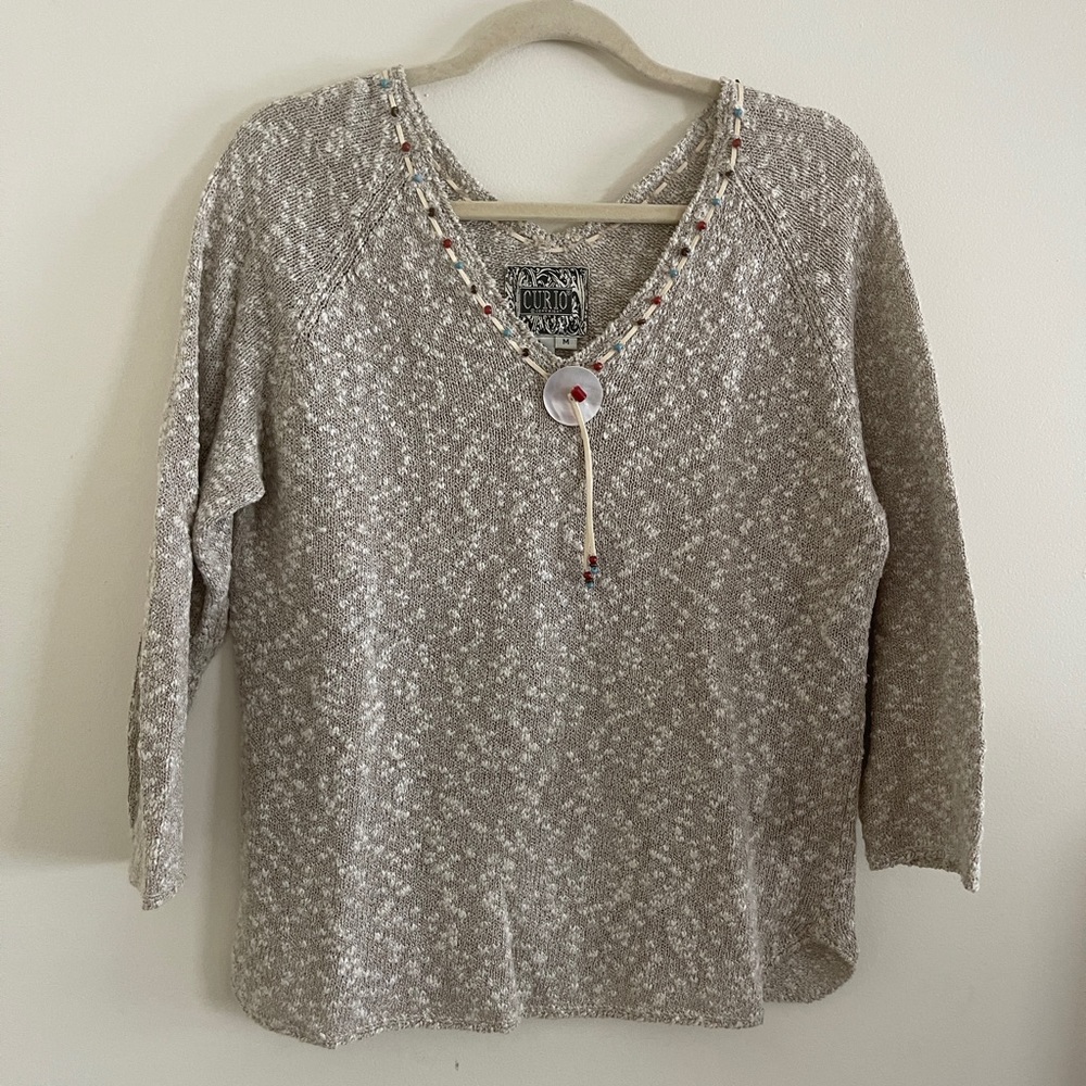 Curio Boho Sweater Size M